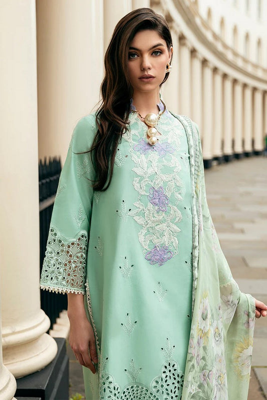 Picture of Mushq - HMC 10 Bristol Beauty Odyssey Hemline Luxury Lawn Collection Vol 2 - Available at Raja Sahib