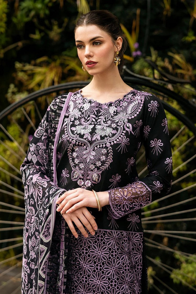 Picture of Mushq - HMC 05 Luxe Lace Odyssey Hemline Luxury Lawn Collection Vol 2 - Available at Raja Sahib