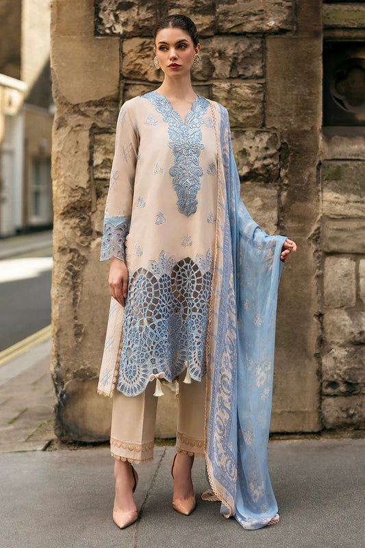 Picture of Mushq - HMC 07 Mystical Muse Odyssey Hemline Luxury Lawn Collection Vol 2 - Available at Raja Sahib