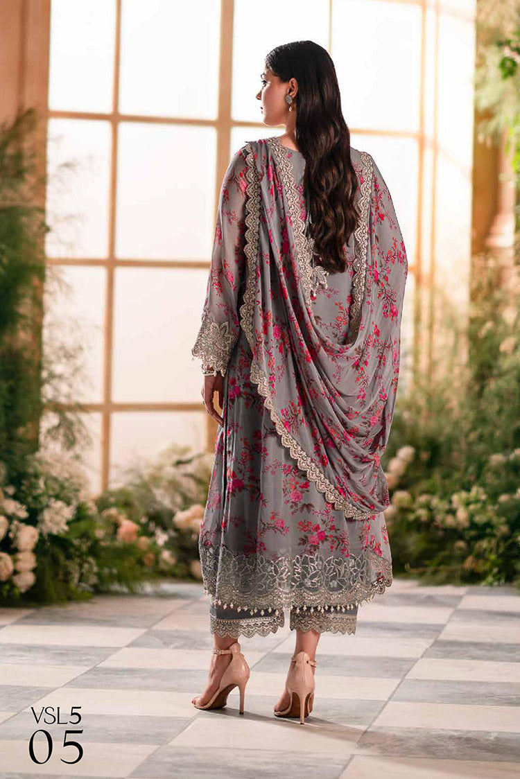 Picture of Charizma - Vasal Luxury Chiffon Collection Vol 1 - VSL5 05 - Unstitched - Available at Raja Sahib