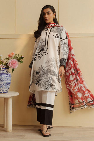 Zara Shahjahan - Coco Prints Collection - PLUM-D8 - Unstitched