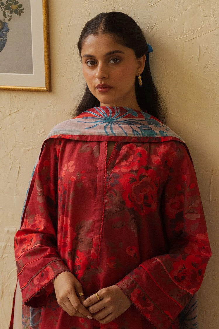 Picture of Zara Shahjahan - Coco Prints Collection - POMEGRANATE-D9 - Unstitched - Available at Raja Sahib