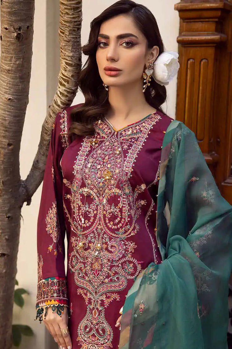 Picture of Muscari - Satin Embroidered Collection - MSEC 887 - Unstitched - Available at Raja Sahib