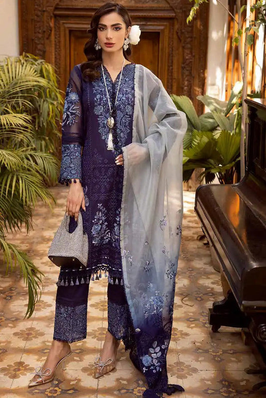 Picture of Muscari - Satin Embroidered Collection - MSEC 888 - Unstitched - Available at Raja Sahib