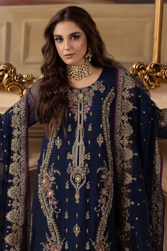 Picture of Charizma - Dastaan e Jashn Luxury Embroidered Chiffon Formals - DJW4-01 - Unstitched - Available at Raja Sahib