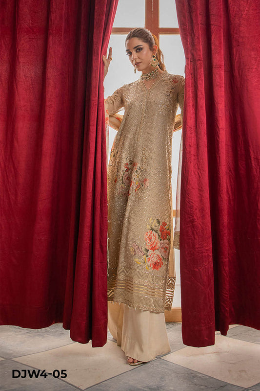 Picture of Charizma - Dastaan e Jashn Luxury Embroidered Chiffon Formals - DJW4-05 - Unstitched - Available at Raja Sahib