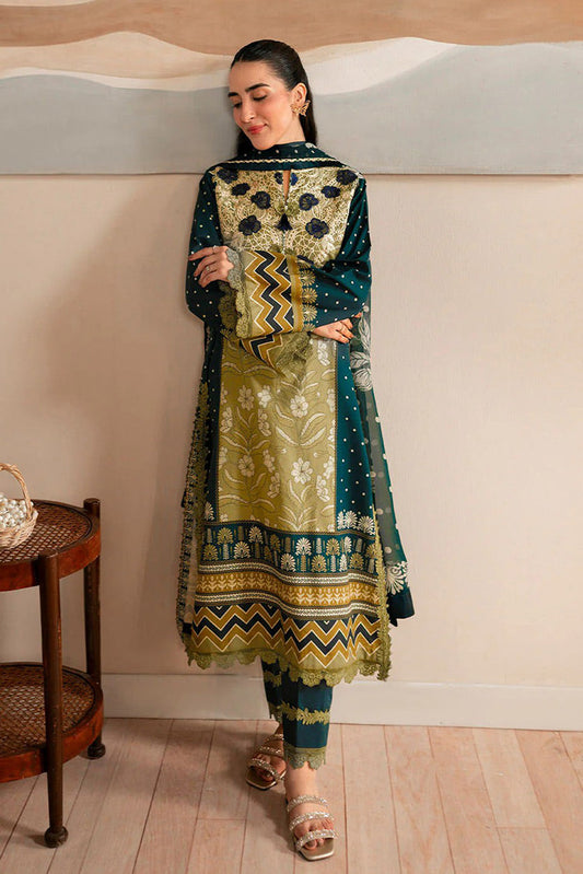 Picture of Roheenaz - Selene Fall Winter Collection - RNP 1A Ember - Unstitched - Available at Raja Sahib