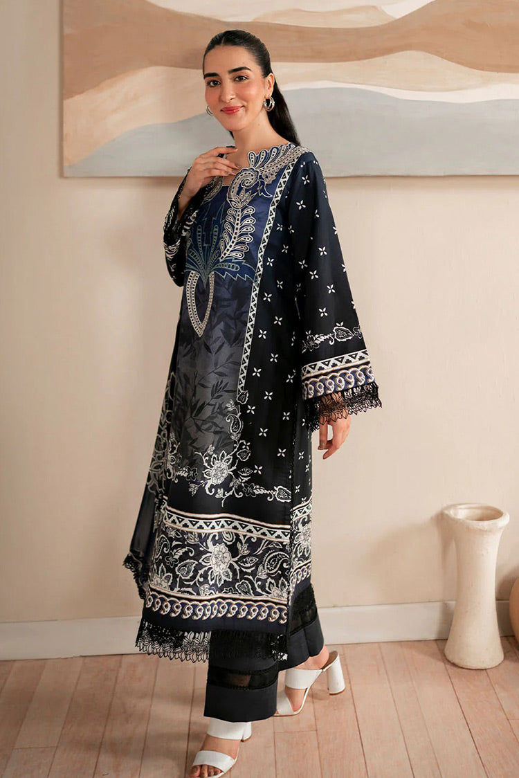 Picture of Roheenaz - Selene Fall Winter Collection - RNP 6B Iris - Unstitched - Available at Raja Sahib