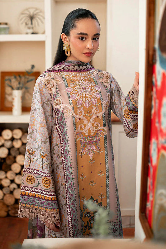 Picture of Roheenaz - Selene Fall Winter Collection - RNP 7A Honey - Unstitched - Available at Raja Sahib