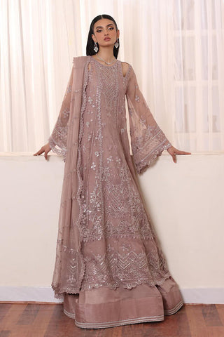 Noor by Saadia Asad - Chiffon De Luxe Collection - D7 Seaina - Unstitched