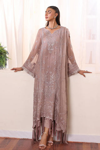 Picture of Noor by Saadia Asad - Chiffon De Luxe Collection - D7 Seaina - Unstitched - Available at Raja Sahib