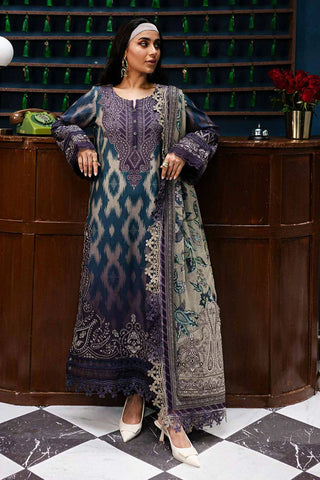 Picture of Nureh - Gardenia Embroidered Slub Linen Collection Vol 3 - NSG-164 - Unstitched - Available at Raja Sahib