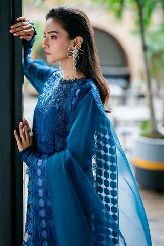 Nureh - Ballerina Embroidered & Embellished Chiffon Collection Vol 2 - NU2-151 - Unstitched