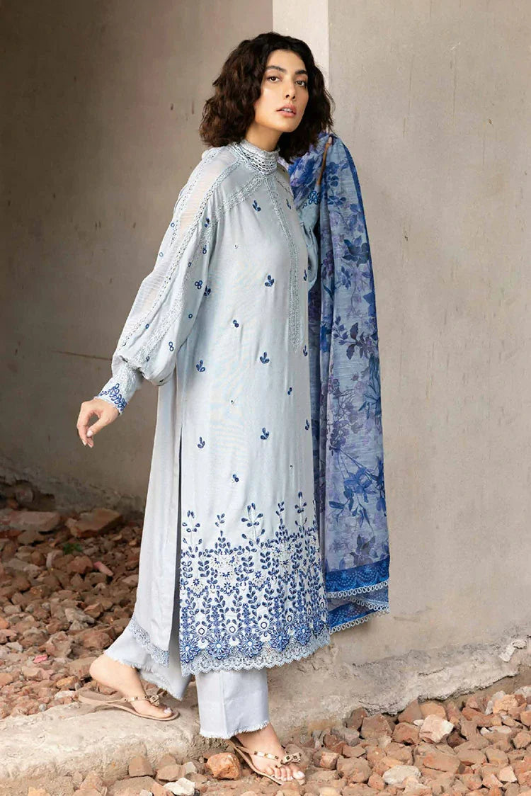 Picture of Sobia Nazir - Cambric and Karandi Fall Edit - Design 6A - Unstitched - Available at Raja Sahib