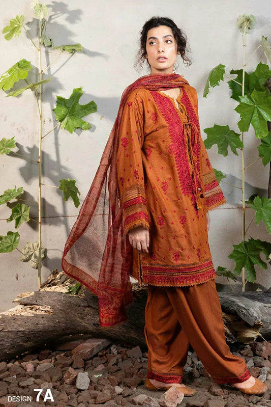 Picture of Sobia Nazir - Cambric and Karandi Fall Edit - Design 7A - Unstitched - Available at Raja Sahib