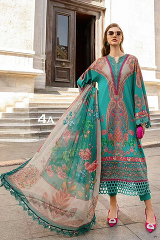 Picture of Maria B - M Prints Fall Edit - Design 4A - Unstitched - Available at Raja Sahib