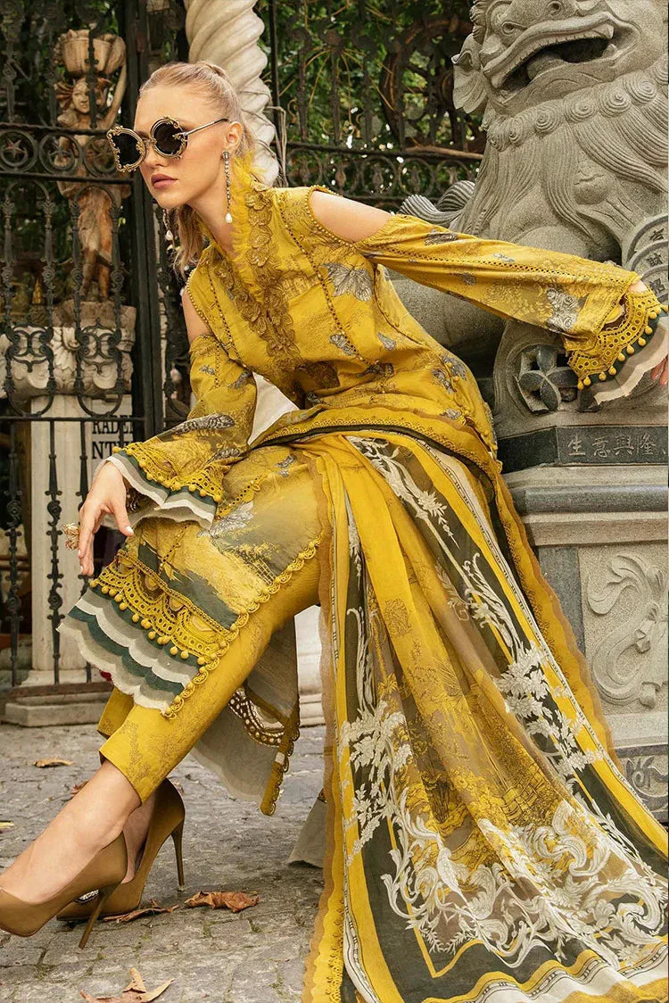 Picture of Maria B - M Prints Fall Edit - Design 8B - Unstitched - Available at Raja Sahib