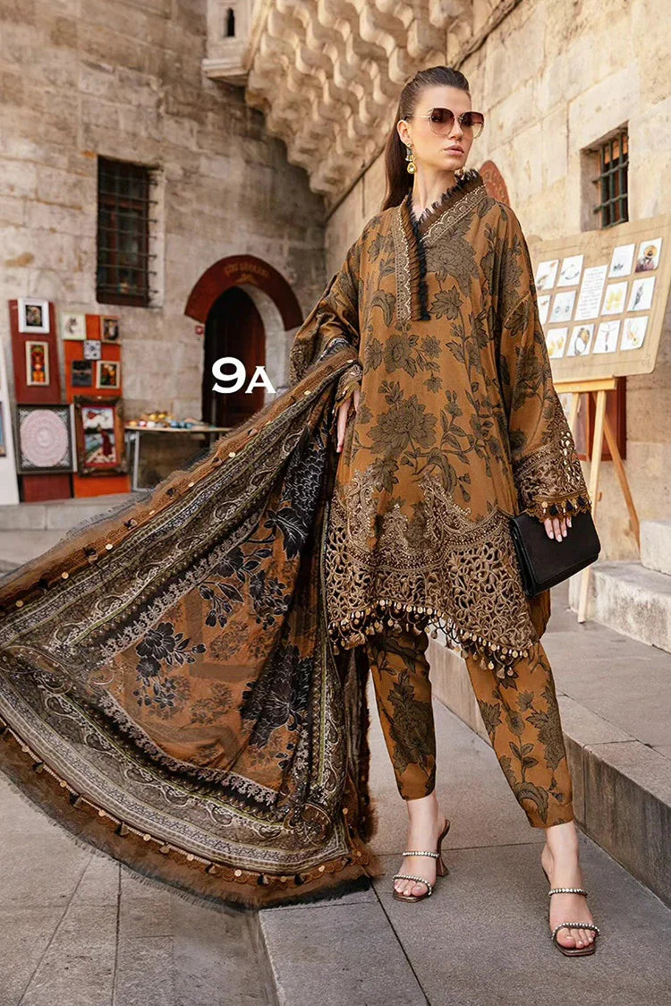 Picture of Maria B - M Prints Fall Edit - Design 9A - Unstitched - Available at Raja Sahib