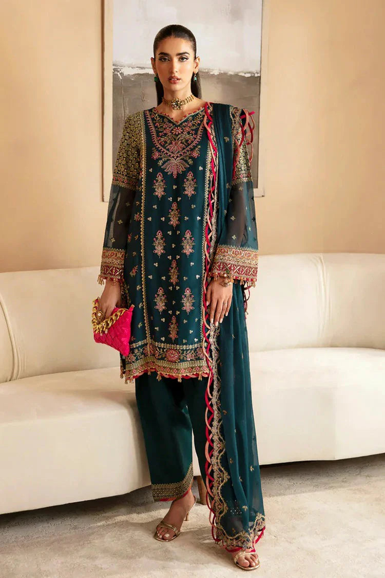 Picture of Xenia - Raahi Luxury Chiffon Collection - 08 Nemat - Unstitched - Available at Raja Sahib