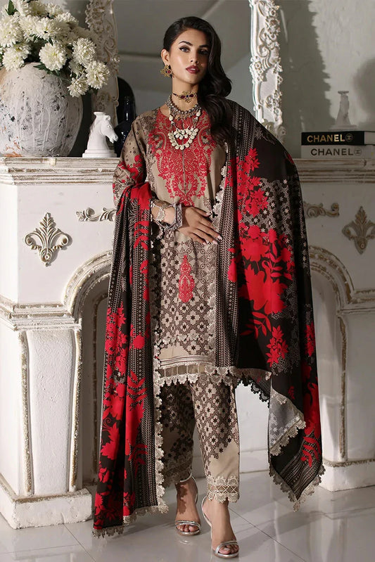 Picture of Charizma - Virsa Embroidered Linen Fall Winter Collection Vol 1 - CVW4-04 - Unstitched - Available at Raja Sahib