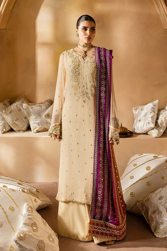 Picture of Nureh - Mukeshkari Embroidered Mukesh Chiffon Collection - MK-02 - Unstitched - Available at Raja Sahib