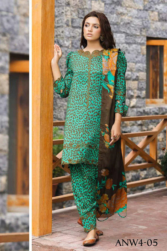 Picture of Charizma - Aniiq Embroidered Staple Fall Winter Collection Vol 1 - ANW4-05 - Unstitched - Available at Raja Sahib