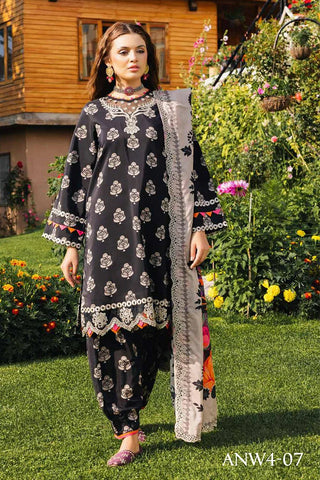 Charizma - Aniiq Embroidered Staple Fall Winter Collection Vol 1 - ANW4-07 - Unstitched