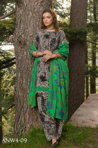 Charizma - Aniiq Embroidered Staple Fall Winter Collection Vol 1 - ANW4-09 - Unstitched