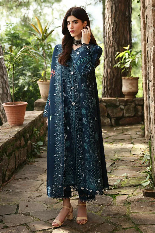 Picture of Qalamkar - Qlinekari Linen Collection - LM-10 Tula - Unstitched - Available at Raja Sahib