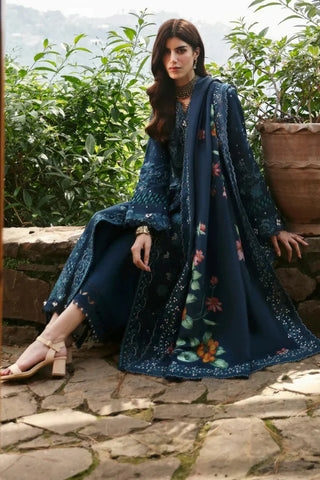 Qalamkar - Qlinekari Linen Collection - LM-10 Tula - Unstitched