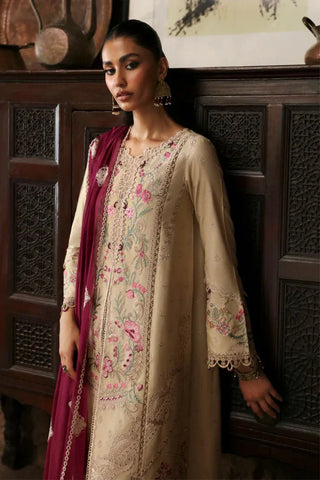 Picture of Qalamkar - Qlinekari Linen Collection - LM-01 Faye - Unstitched - Available at Raja Sahib