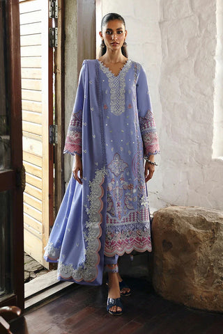 Qalamkar - Qlinekari Linen Collection - LM-09 Lorna - Unstitched