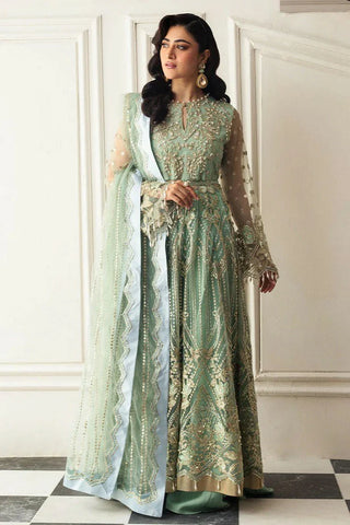 Mushq - Hemline Aura Debut Wedding Collection - 01 Pistachio - Unstitched