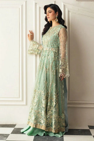 Mushq - Hemline Aura Debut Wedding Collection - 01 Pistachio - Unstitched