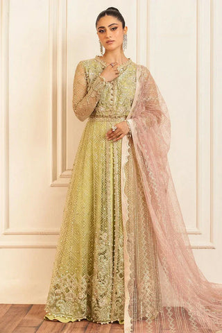 Mushq - Hemline Aura Debut Wedding Collection - 02 Wasabi - Unstitched