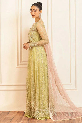 Mushq - Hemline Aura Debut Wedding Collection - 02 Wasabi - Unstitched