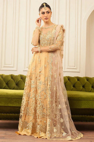 Mushq - Hemline Aura Debut Wedding Collection - 03 Chamois - Unstitched