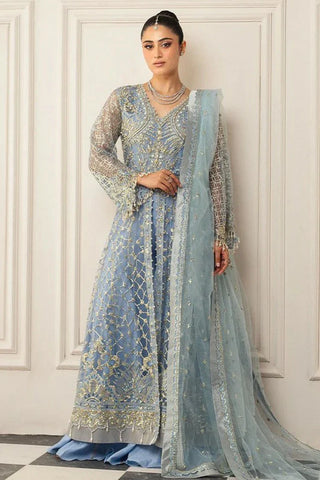 Mushq - Hemline Aura Debut Wedding Collection - 04 Periwinkle - Unstitched