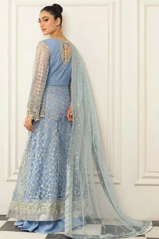 Mushq - Hemline Aura Debut Wedding Collection - 04 Periwinkle - Unstitched