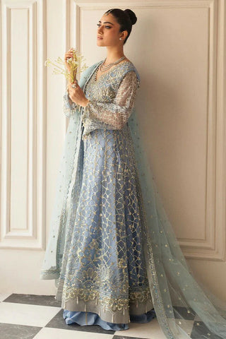 Mushq - Hemline Aura Debut Wedding Collection - 04 Periwinkle - Unstitched