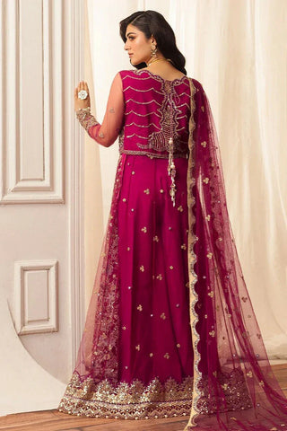 Mushq - Hemline Aura Debut Wedding Collection - 05 Fuchsia - Unstitched