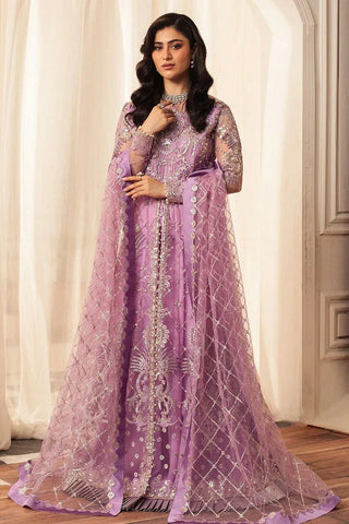 Mushq - Hemline Aura Debut Wedding Collection - 07 Heather - Unstitched