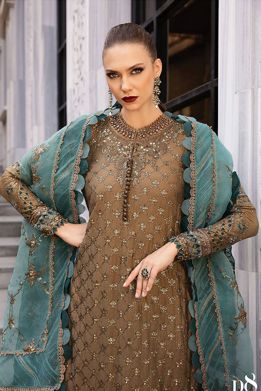 Picture of Maria B - Sateen Fall Collection - CST-08-08 - Unstitched - Available at Raja Sahib