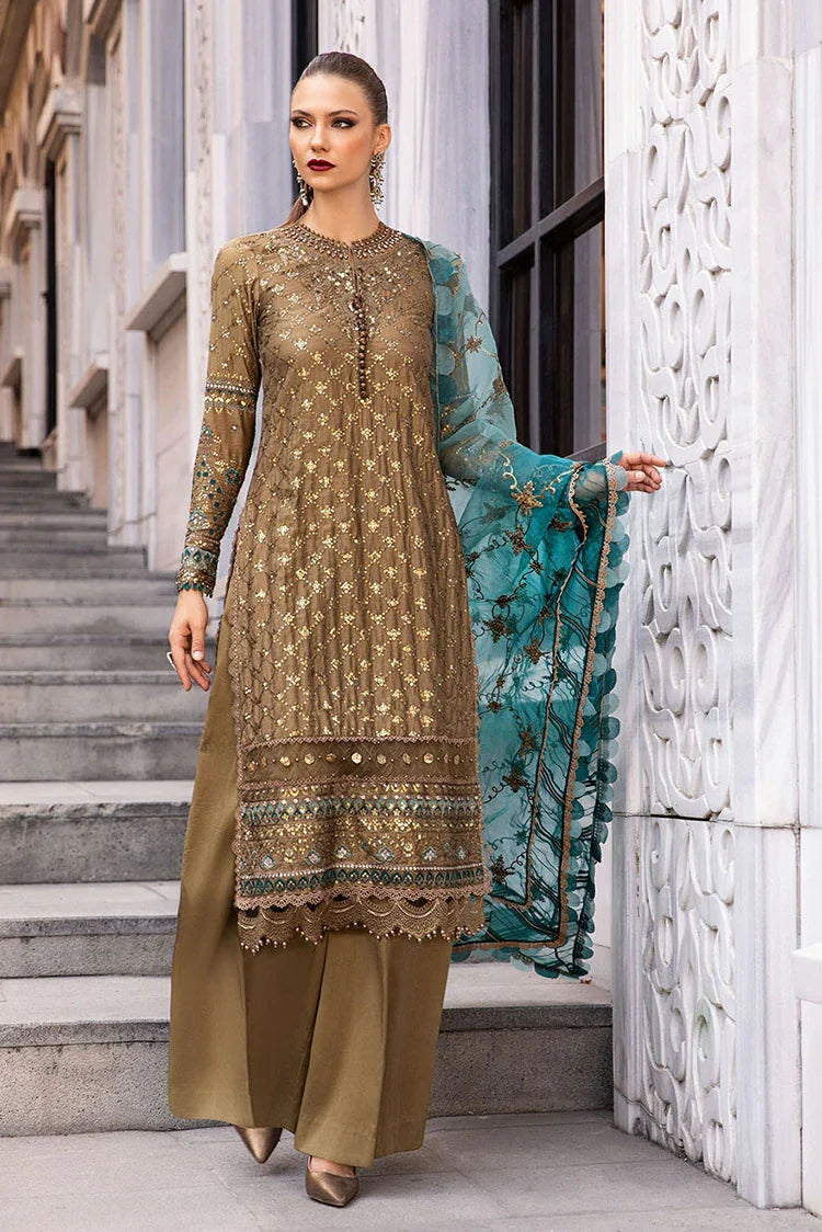 Picture of Maria B - Sateen Fall Collection - CST-08-08 - Unstitched - Available at Raja Sahib