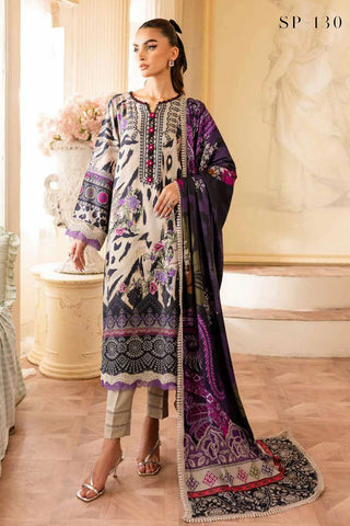 Nureh - Signature Prints Printed Marina Collection Vol 6 - SP-130 - Unstitched