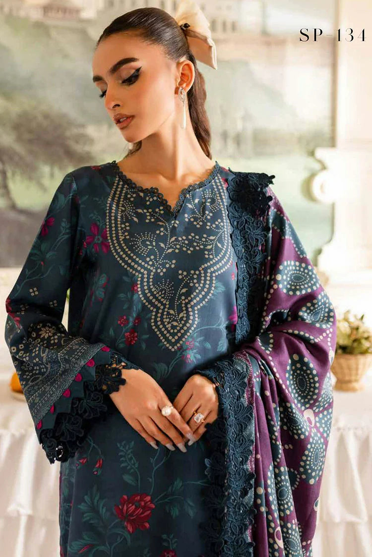 Picture of Nureh - Signature Prints Printed Marina Collection Vol 6 - SP-134 - Unstitched - Available at Raja Sahib