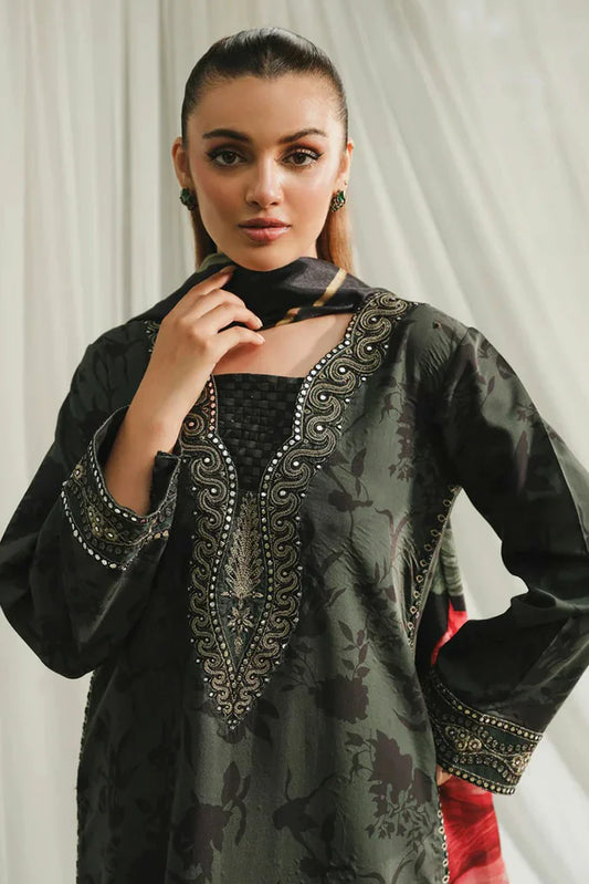 Picture of Xenia - Whimsical Embroidered Viscose Collection - 08 Marino - Unstitched - Available at Raja Sahib