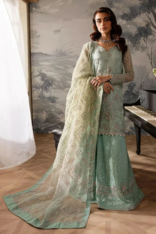 Nureh - Elanora Embellished And Embroidered Luxury Chiffon Collection Vol 3 - NEL-57 - Unstitched