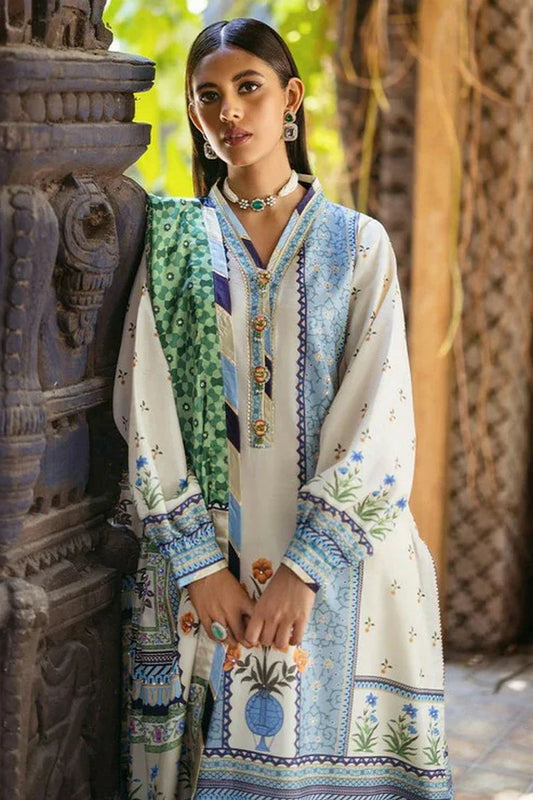 Picture of Mushq - Nirvana Silk Edit - 05 Azure - Unstitched - Available at Raja Sahib