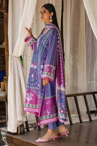 Mushq - Nirvana Silk Edit - 07 Indigo - Unstitched